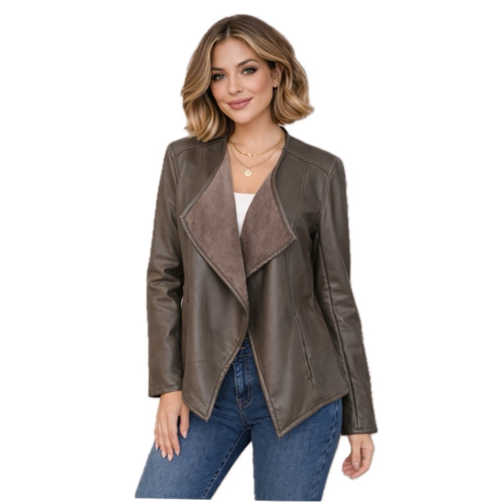 Women's Brown Leather Jacket